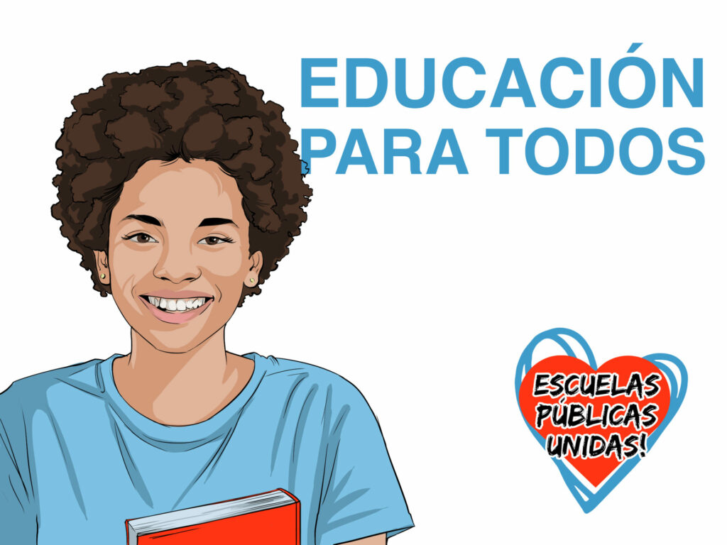 "Educación Para Todos" 11x17 Placard