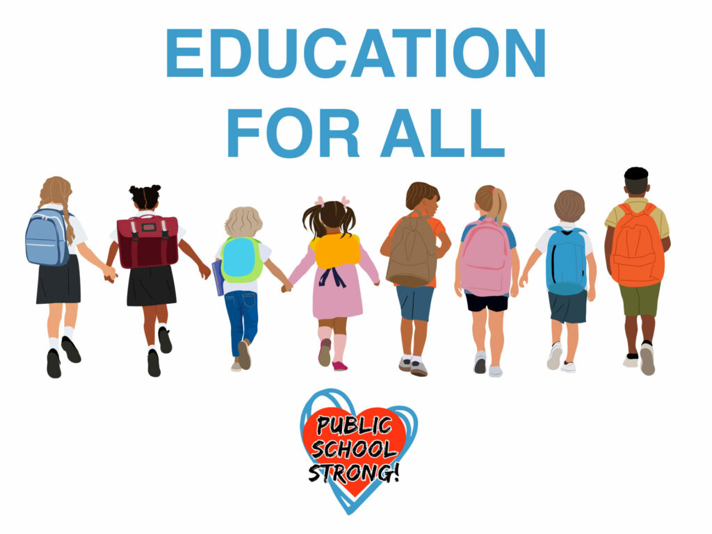 "Education for All" 11x17 Placard