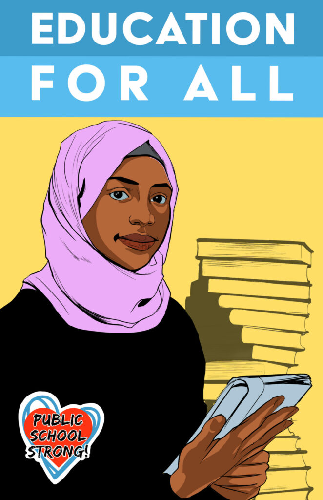 "Education for All" 11x17 Placard